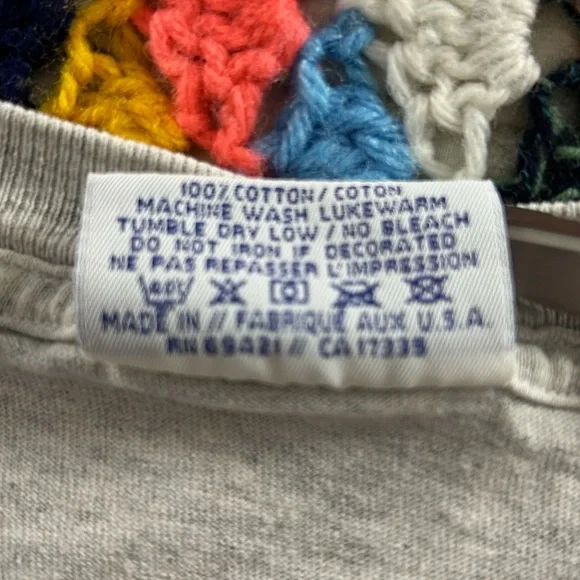 Vintage 90s Reebok Single Stitch Life Is Short Play Hard Tennis Tee Unis… - Picture 5 of 13